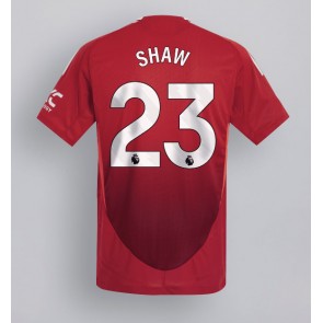 Manchester United Luke Shaw #23 Hemmatröja 2024-25 Kortärmad